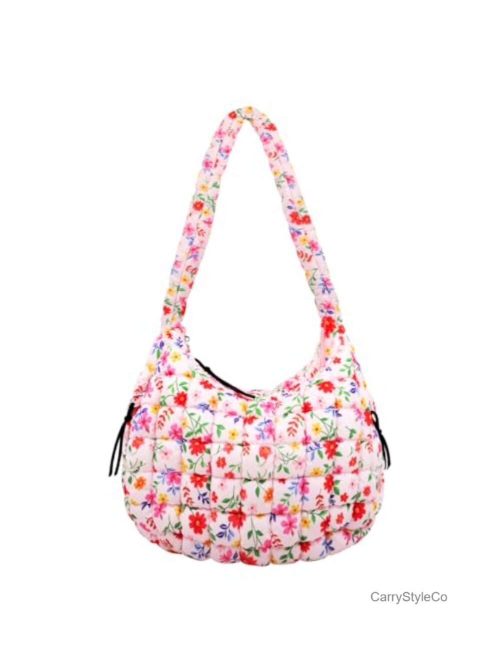 Quilted Puffer Tote Bag Lightweight Nylon Hobo Crossbody Shoulder Carryall